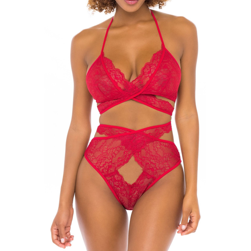 Oh Là Là Chéri Ensemble Charlena 2 Pièces Rouge